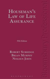 Housemans Law Of Life Assurance 15th Edition Robert Surridge Noleen John Brian Murphy