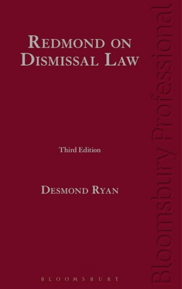 Redmond On Dismissal Law 3rd Edition Desmond Ryan