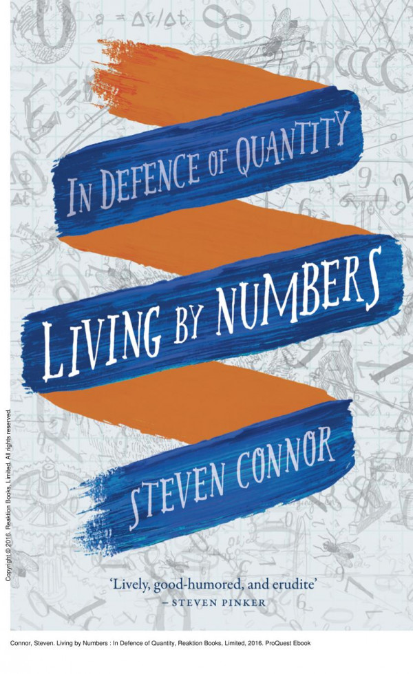 Living By Numbers In Defence Of Quantity 1st Edition Steven Connor