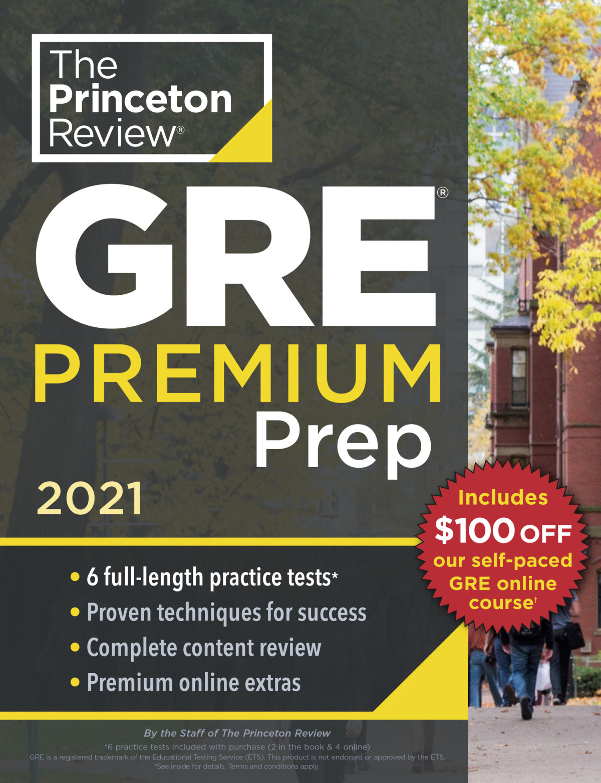 Princeton Review Gre Premium Prep 2021 6 Practice Tests Review Techniques Online Tools The Princeton The Princeton Review