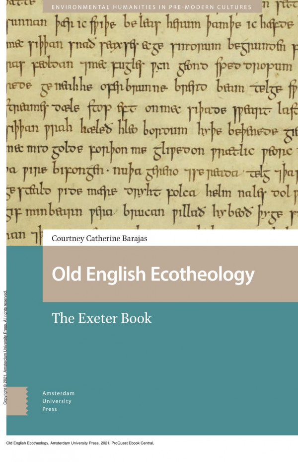 Old English Ecotheology 1st Edition Barajas