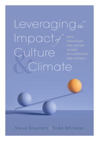 Leveraging The Impact Of Culture And Climate Deep Significant And Lasting Change In Classrooms And Schools School Improvement Ideas For Driving Change And Creating A Positive School Culture 1st Edition Steve Gruenert Todd Whitaker