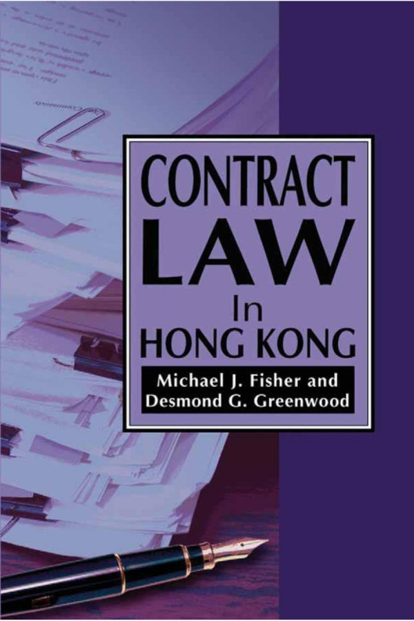 Contract Law In Hong Kong 1st Edition Michael J Fisher Desmond G Greenwood