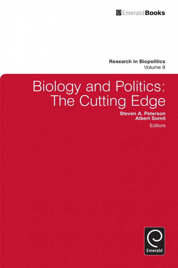 Biology And Politics The Cutting Edge 1st Edition Albert Somit Steven A Peterson Albert Somit Steven A Peterson