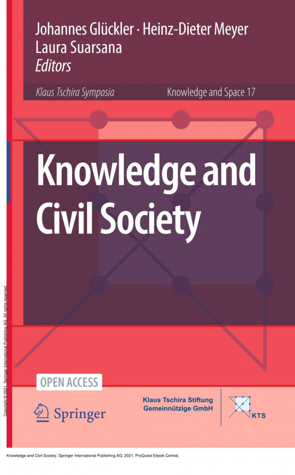 Knowledge And Civil Society 1st Edition Johannes Glckler Heinzdieter Meyer