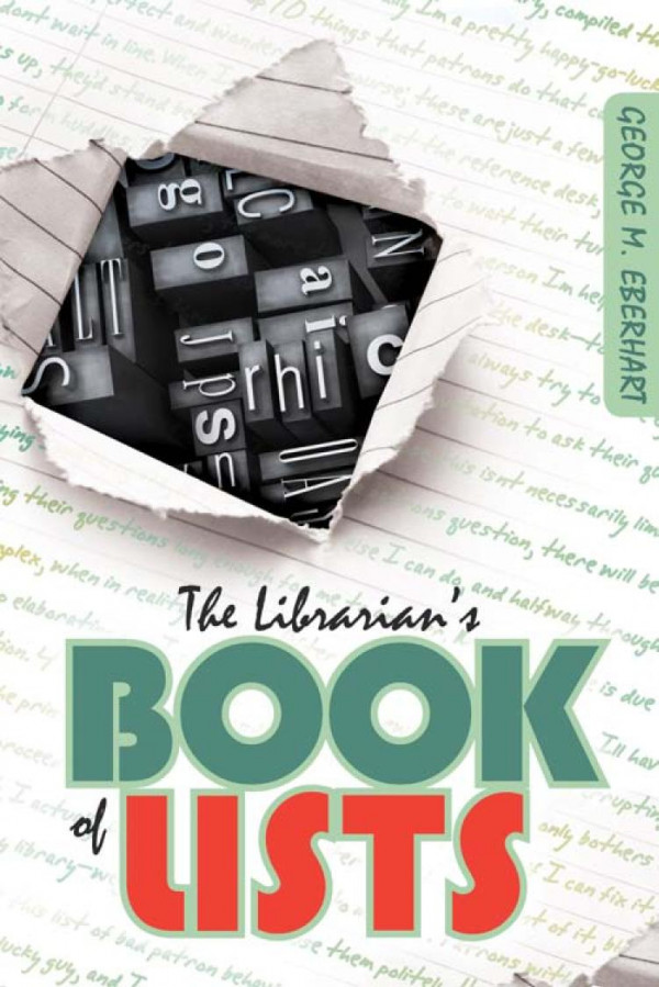 The Librarians Book Of Lists George M Eberhart
