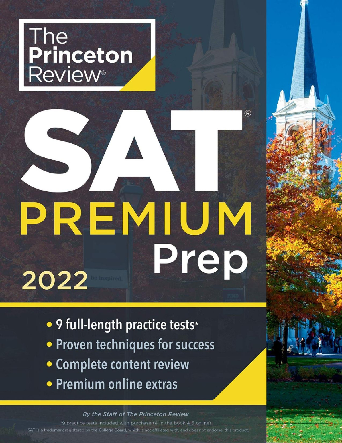 Princeton Review Sat Premium Prep 2022 9 Practice Tests Review Techniques Online Tools The Princeton Review