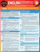 English Fundamentals 3 Sentence Structure Style Quickstudy Academic Rachel Berg Scherer
