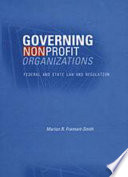 Governing Nonprofit Organizations Federal And State Law And Regulation Marion R Fremontsmith
