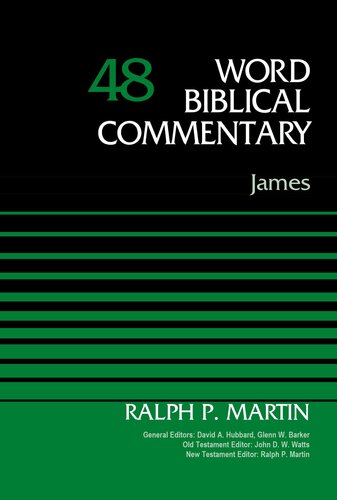 James Volume 48 Word Biblical Commentary Ralph P Martin