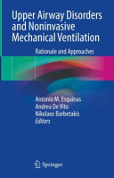 Upper Airway Disorders And Noninvasive Mechanical Ventilation Rationale And Approaches Antonio M Esquinas