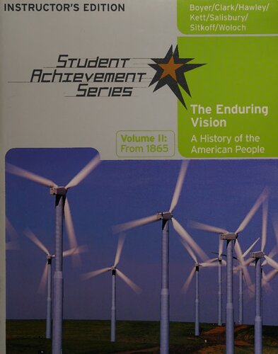 The Enduring Vision 9th Edition Boyer Paul S Clark Clifford E