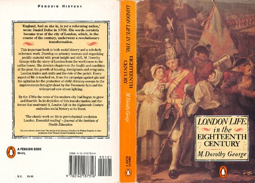London Life In The 18th Century Reprint Mary Dorothy George