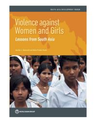 Violence Against Women And Girls Lessons From South Asia 1st Edition Jennifer L Solotaroff Rohini Prabha Pande Gladys Lopezacevedo