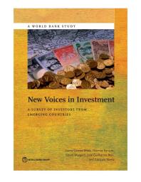 New Voices In Investment A Survey Of Investors From Emerging Countries 1st Edition Laura Gmezmera Thomas Kenyon Yotam Margalit Yotam Margalit Jose Guilherme Reis Gonzalo Varela