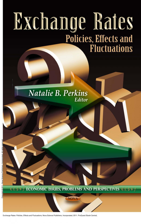 Exchange Rates Policies Effects And Fluctuations 1st Edition Natalie B Perkins