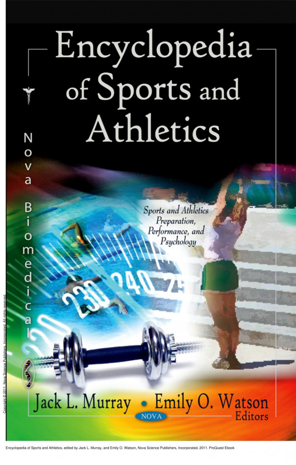 Encyclopedia Of Sports And Athletics 1st Edition Jack L Murray Emily O Watson