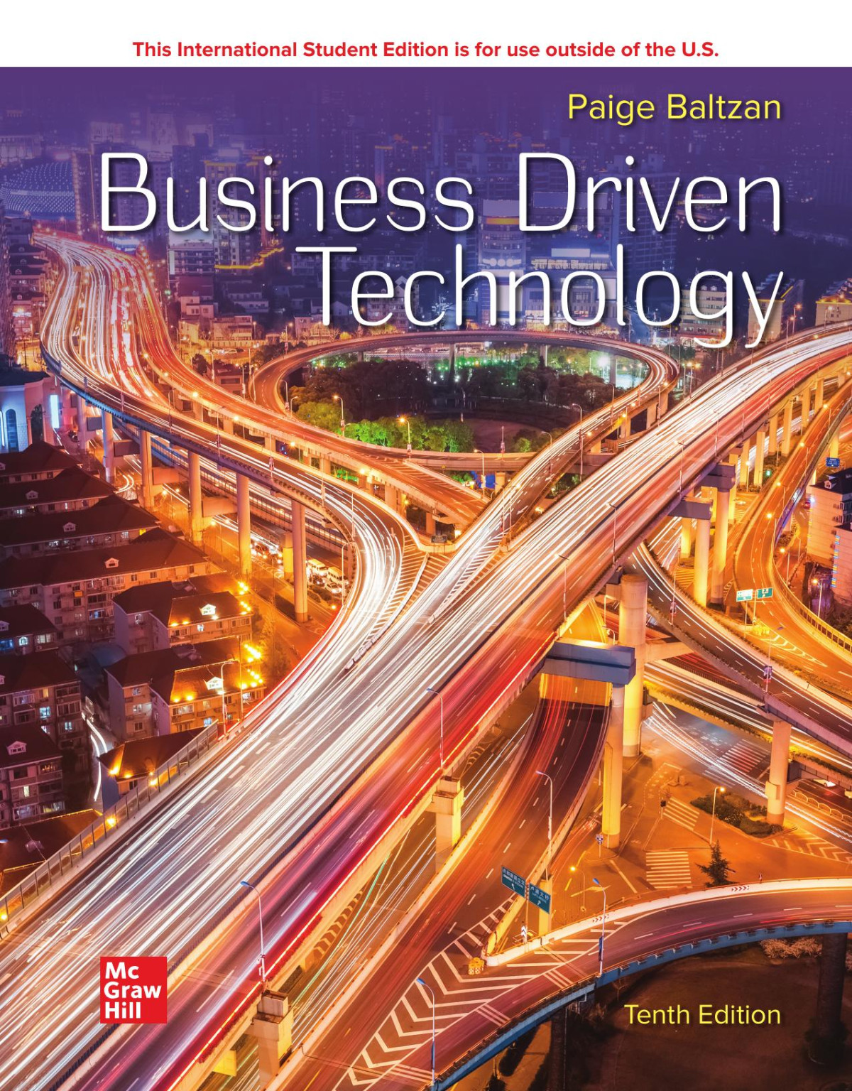 Business Driven Technology 10e 10th International Student Edition Paige Baltzan