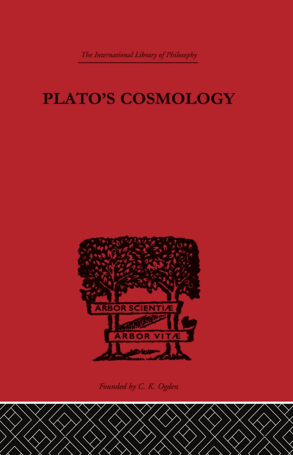 Platos Cosmology The Timaeus Of Plato Francis Macdonald Cornford