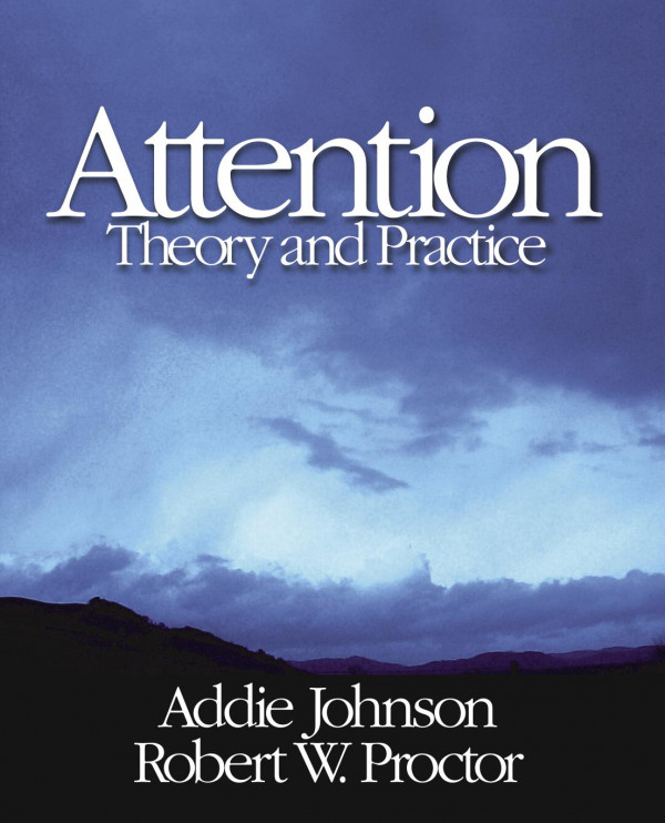Attention Theory And Practice 1st Edition Addie Johnson Robert W Proctor
