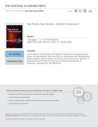 New Worlds New Horizons A Midterm Assessment 1st Edition And Medicine Engineering National Academies Of Sciences Division On Engineering And Physical Sciences Board On Physics And Astronomy Space Studies Board New Horizons In Astronomy And Astrophysics Committee On The Review Of Progress Toward The Decadal