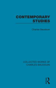 Contemporary Studies Charles Baudouin