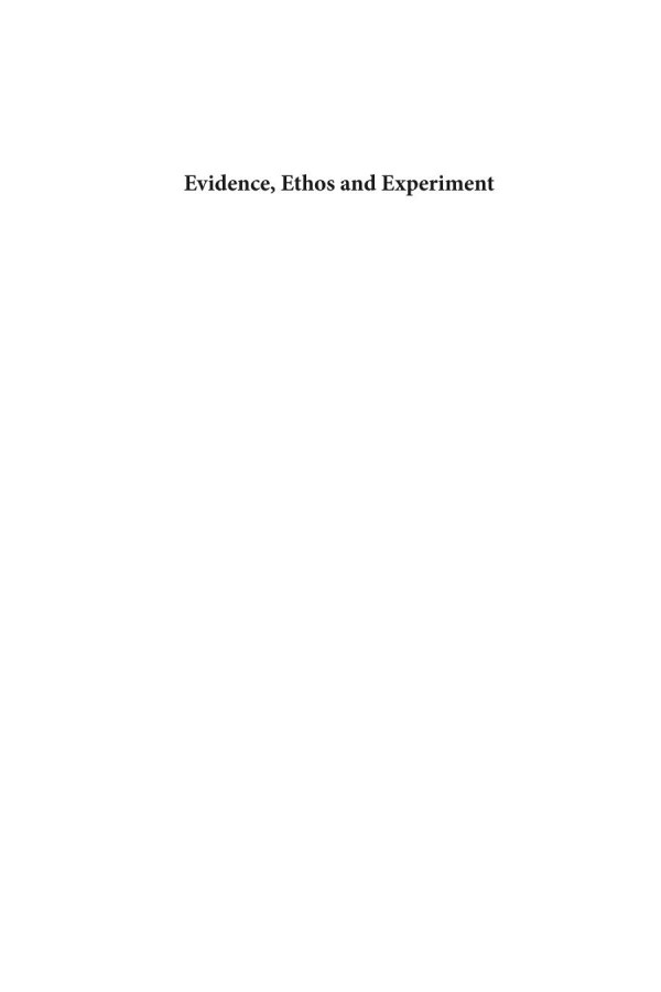 Evidence Ethos And Experiment The Anthropology And History Of Medical Research In Africa P Wenzel Geissler Editor Catherine Molyneux Editor