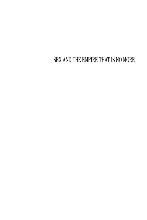 Sex And The Empire That Is No More Gender And The Politics Of Metaphor In Oyo Yoruba Religion J Lorand Matory