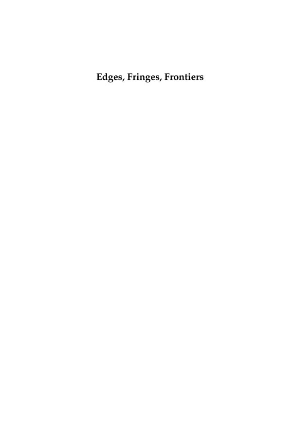 Edges Fringes Frontiers Integral Ecology Indigenous Knowledge And Sustainability In Guyana Thomas Henfrey