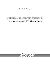 Combustion Characteristics Of Turbo Charged Disiengines 1st Edition Henrik Hoffmeyer