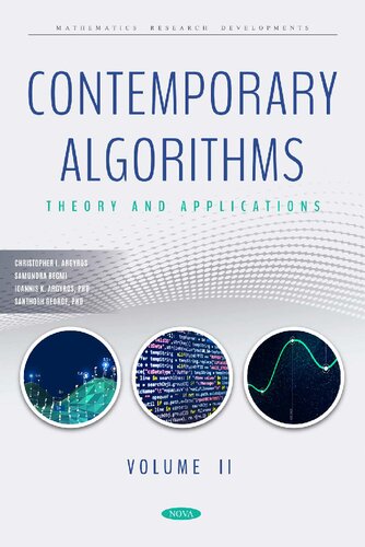 Contemporary Algorithms Theory And Applications Vol2 Argyros Ci