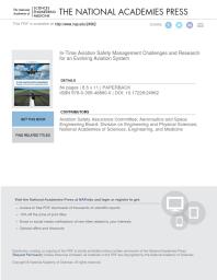 Intime Aviation Safety Management Challenges And Research For An Evolving Aviation System 1st Edition And Medicine Engineering National Academies Of Sciences Division On Engineering And Physical Sciences Aeronautics And Space Engineering Board Aviation Safety Assurance Committee