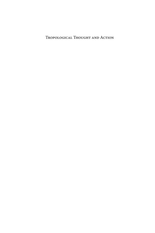 Tropological Thought And Action Essays On The Poetics Of Imagination Marko Ivkovi Editor Jamin Pelkey Editor James W Fernandez Editor