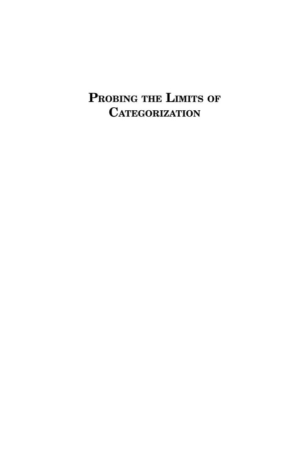 Probing The Limits Of Categorization The Bystander In Holocaust History Christina Morina Editor Krijn Thijs Editor