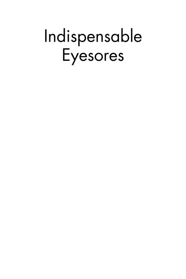 Indispensable Eyesores An Anthropology Of Undesired Buildings Mlanie Van Der Hoorn