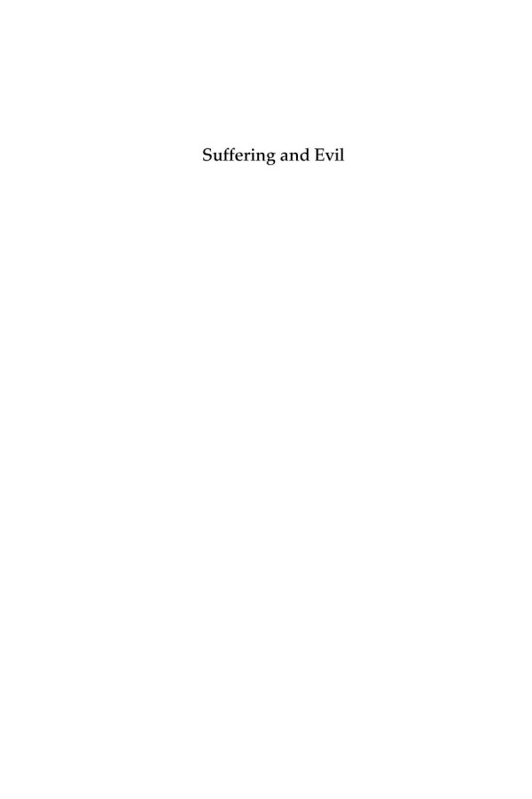 Suffering And Evil The Durkheimian Legacy W S F Pickering Editor