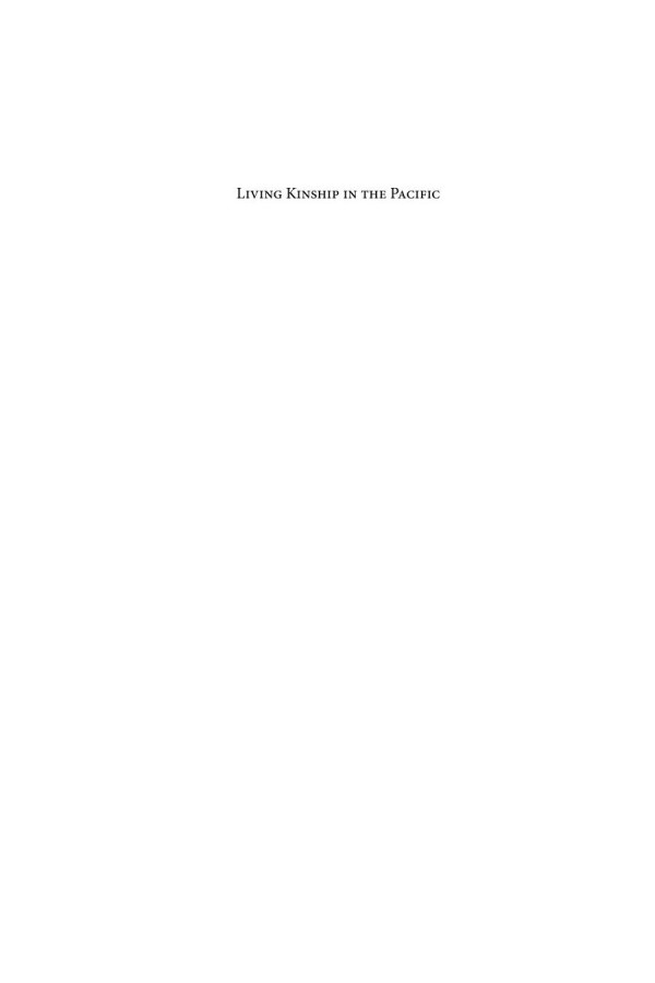 Living Kinship In The Pacific Christina Toren Editor Simonne Pauwels Editor