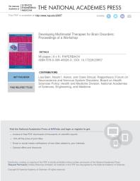 Developing Multimodal Therapies For Brain Disorders Proceedings Of A Workshop 1st Edition And Medicine Engineering National Academies Of Sciences Health And Medicine Division Board On Health Sciences Policy Forum On Neuroscience And Nervous System Disorders Clare Stroud Noam I Keren Lisa Bain