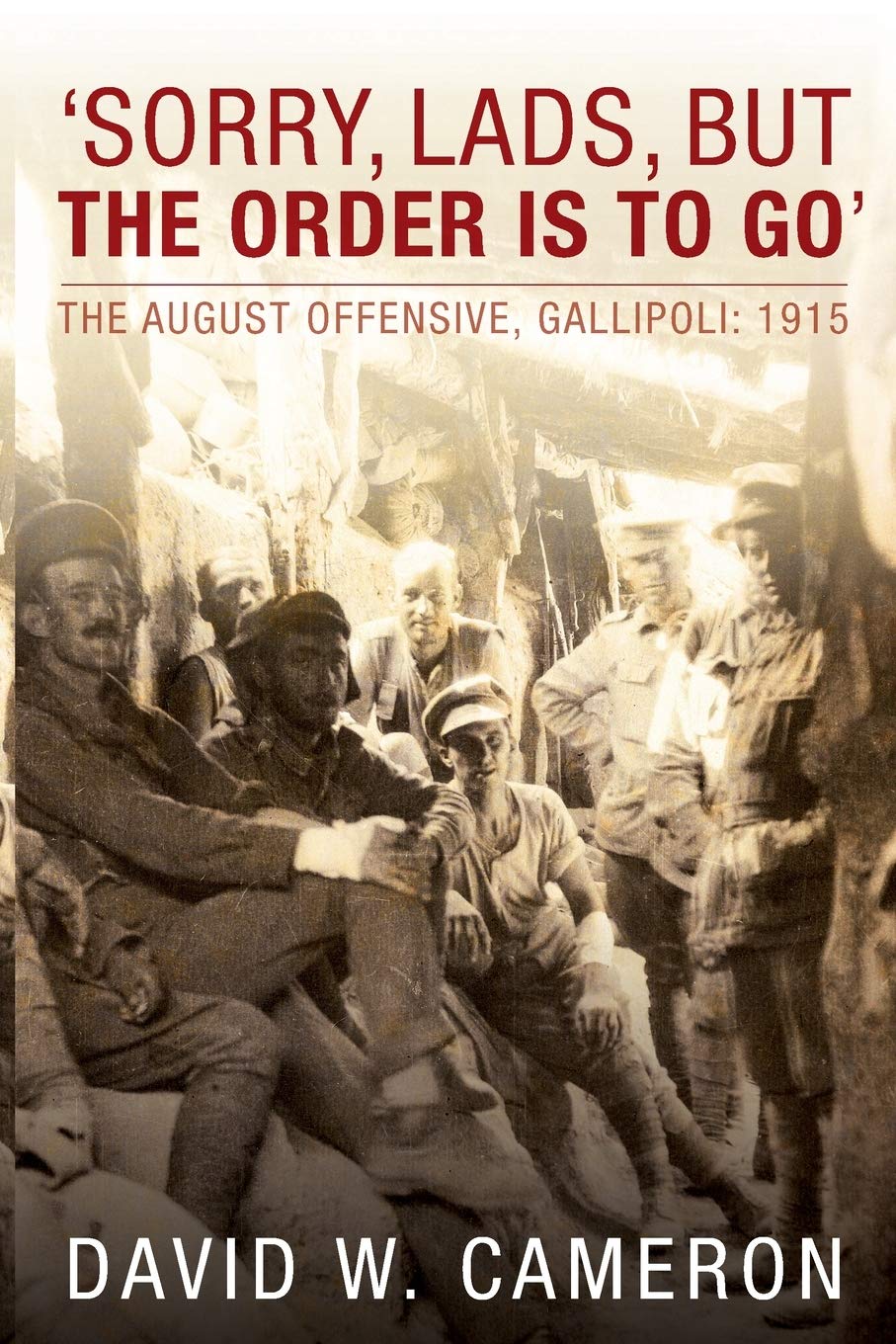 Sorry Lads But The Order Is To Go The August Offensive Gallipoli 1915 1st Edition David Cameron