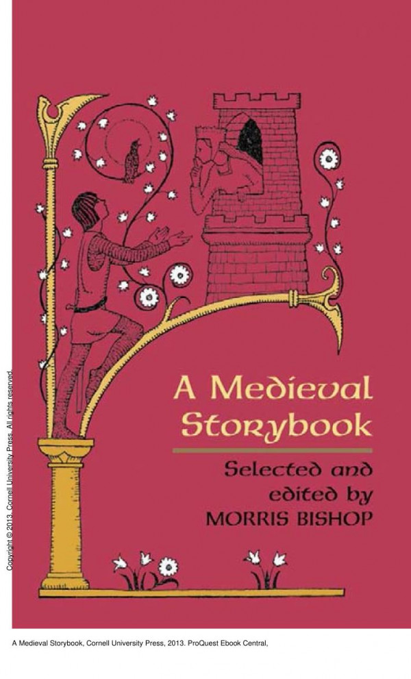 A Medieval Storybook 1st Edition Morris Bishop Alison Mason Kingsbury