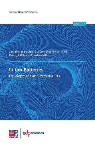 Liion Batteries Development And Perspectives Didier Bloch Thierry Priem Sébastien Martinet Christian Ngô