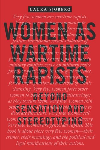Women As Wartime Rapists Beyond Sensation And Stereotyping Laura Sjoberg