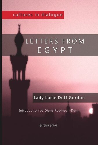 Letters From Egypt Lucie Duff Gordon Diane Robinsondunn