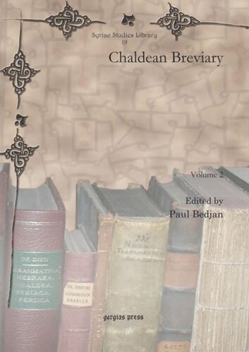 Chaldean Breviary Paul Bedjan Editor