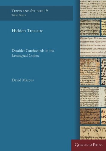Hidden Treasure Doublet Catchwords In The Leningrad Codex David Marcus
