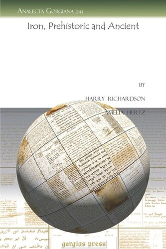 Iron Prehistoric And Ancient Harry Richardson Amelia Hertz