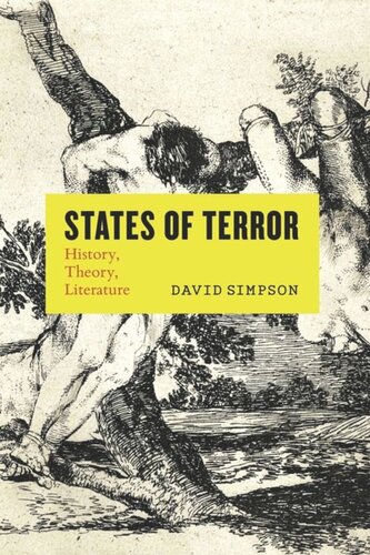 States Of Terror History Theory Literature David Simpson