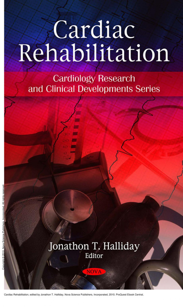 Cardiac Rehabilitation 1st Edition Jonathon T Halliday
