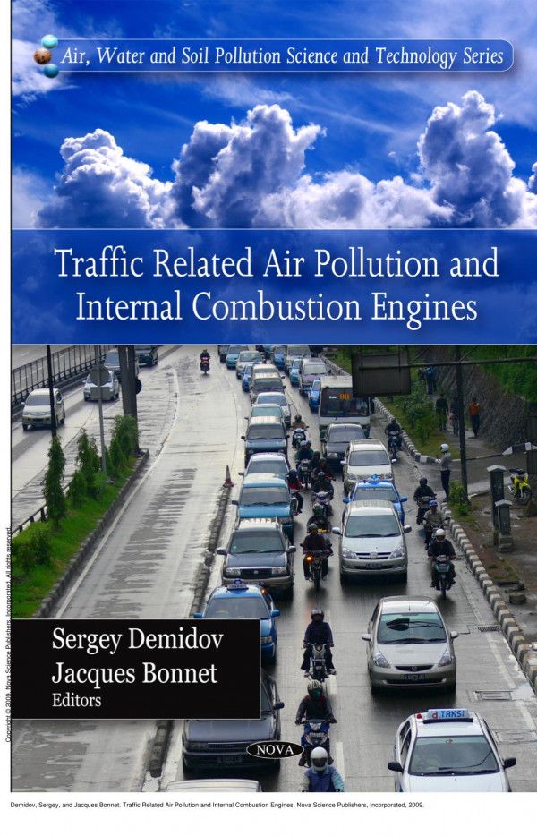 Traffic Related Air Pollution And Internal Combustion Engines 1st Edition Sergey Demidov Jacques Bonnet