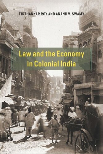 Law And The Economy In Colonial India Tirthankar Roy Anand V Swamy